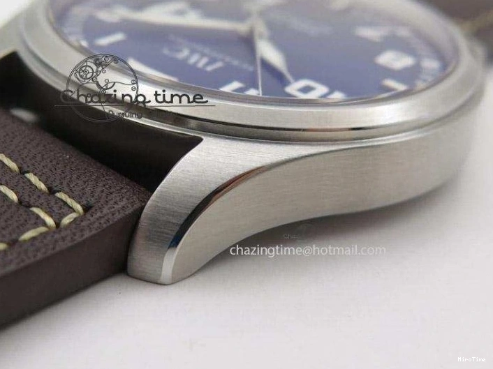 MIROTIME 0726 Mark XVII Le Petit Prince MK Maker 1:1 Best Edition SS Blue Dial On Brown Leather Strap A ComfortFit 7377